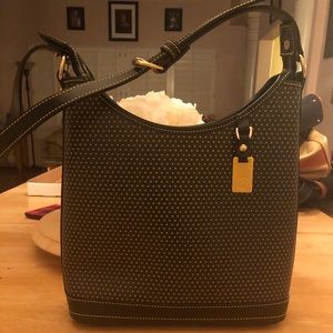 Dooney & Bourke dark green cabrio hobo. Like new
